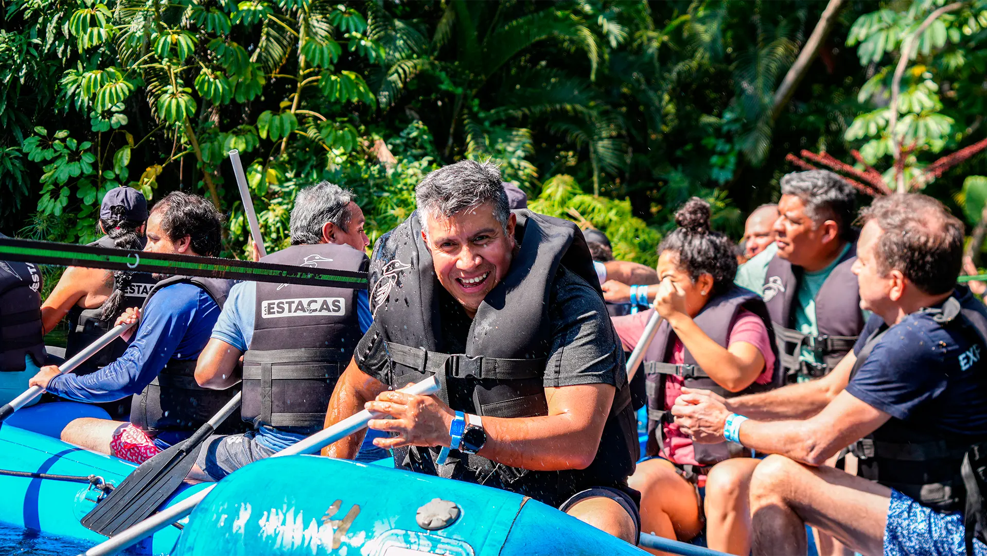 Actividades acuáticas en las estacas