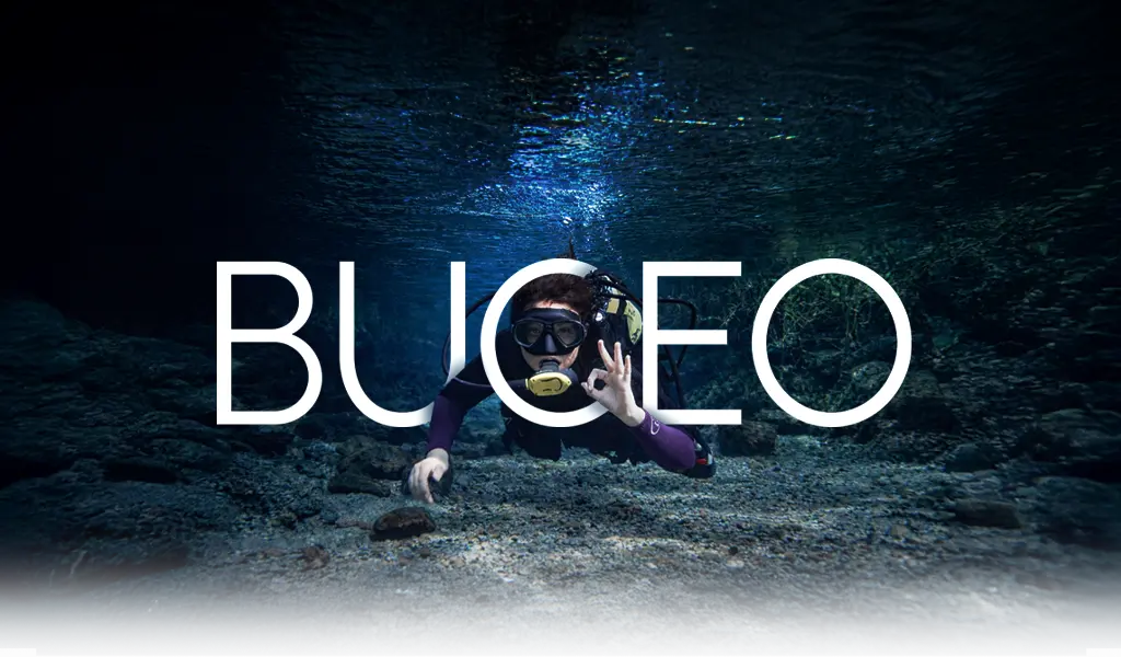 banner de buceo para tabletas las estacas