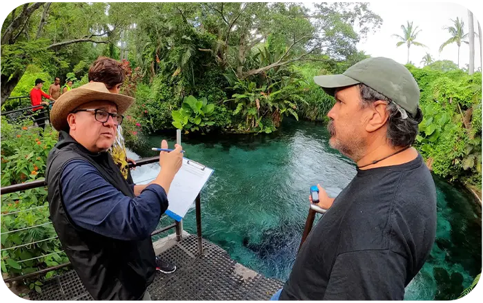 foto 2 de colaboración cientifica en las estacas