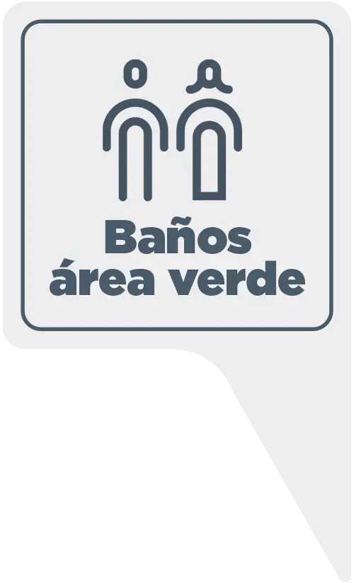 Baños área verde